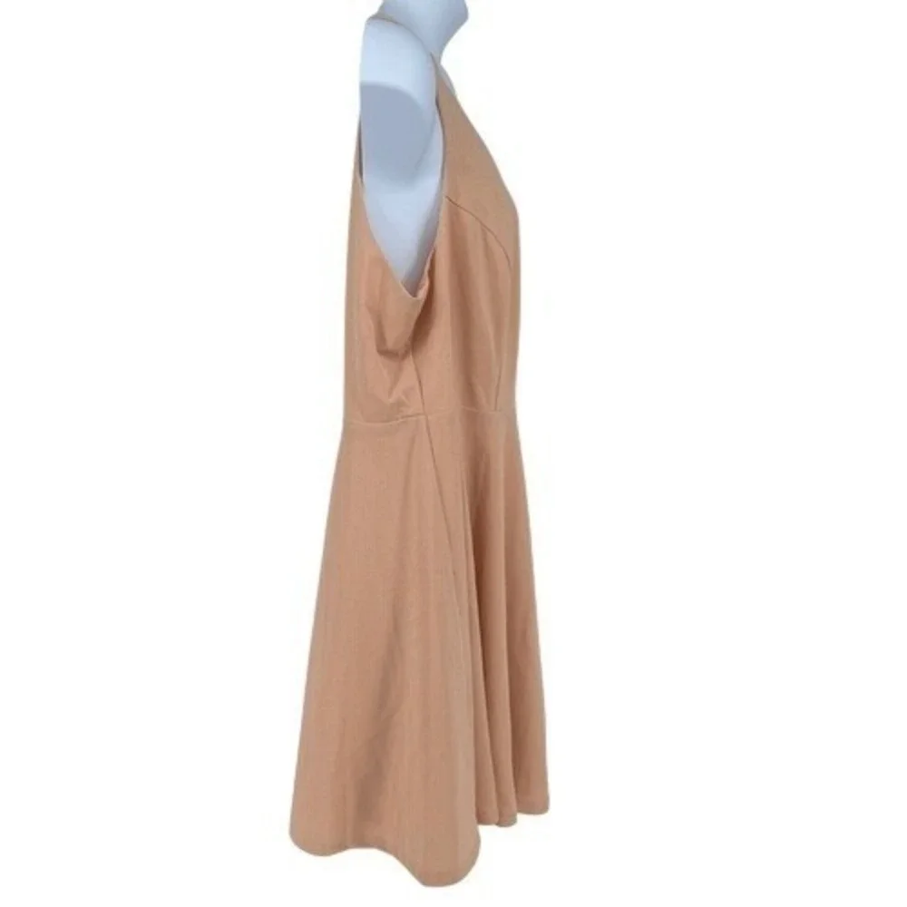 Lulus Darling Delight Blush Peach Skater Dress Plus Size‎ 3X NWT